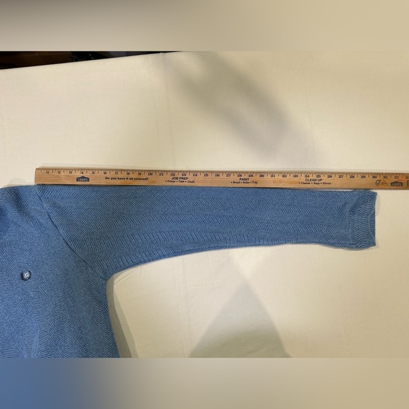 Chaps blue 100% cotton long sleeve knit pullover warm sweater Men’s Size XL - Picture 6 of 7